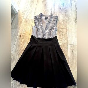 Elegant Black and white Women's dress